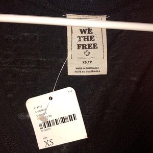 Free People black tee NWT